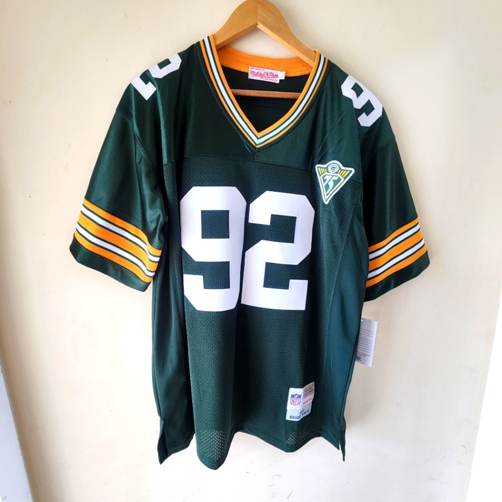 REGGIE WHITE GREEN BAY PACKERS VINTAGE THROWBACK JERSEY